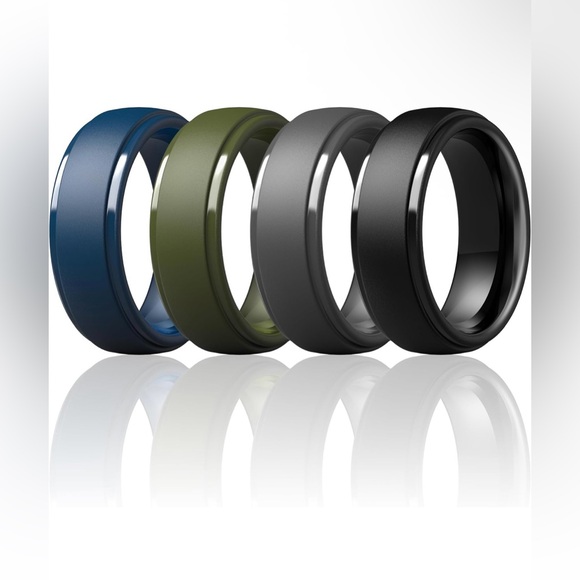 Thunderfit Silicone Wedding Bands - Picture 1 of 3